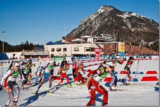 Foto vom Biathlon-Weltcup in Ruhpolding