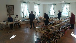 Foto vom Bücherflohmarkt